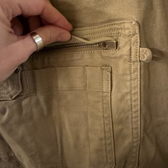 Duluth Trading Co Womens Brown Cargo Overalls durable work wear - Picture 3 of 9